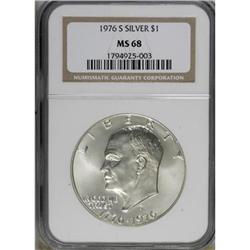 1976-S $1 Silver MS68 NGC