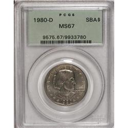 1980-D SBA$ MS67 PCGS