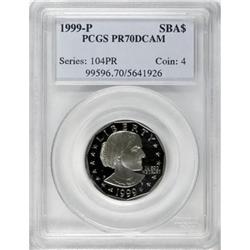 1999-P SBA$1 Deep Cameo PR70 PCGS