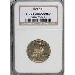 2001-S $1 Sacagawea Deep Cameo PR70 NGC