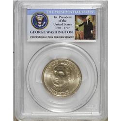 (2007) $1 George Washington Plain Edge MS66 PCGS