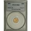 Image 1 : 1851 G$1 MS62 PCGS