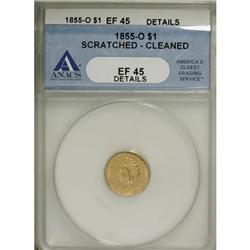 1855-O G$1 XF45 ANACS
