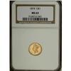 Image 1 : 1874 G$1 MS63 NGC