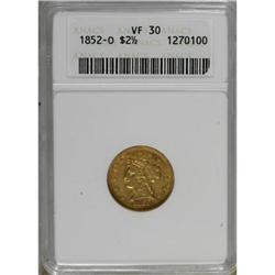 1852-O $2 1/2 VF30 ANACS