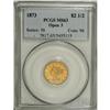 Image 1 : 1873 $2 1/2 Open 3 MS63 PCGS