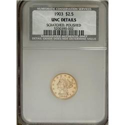 1903 $2 1/2 MS60 CSN