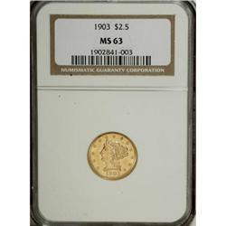 1903 $2 1/2 MS63 NGC