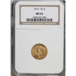1912 $2 1/2 MS62 NGC