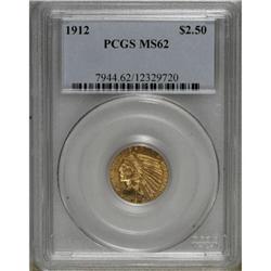 1912 $2 1/2 MS62 PCGS