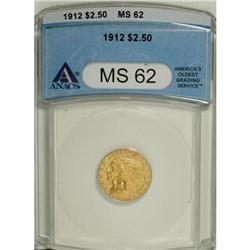 1912 $2 1/2 MS62 ANACS