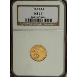 1913 $2 1/2 MS61 NGC