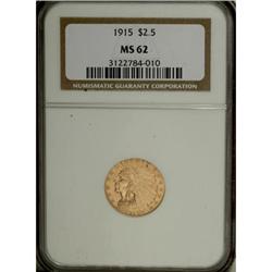 1915 $2 1/2 MS62 NGC