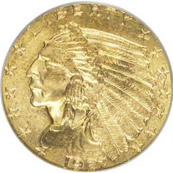 1927 $2 1/2 MS63 PCGS