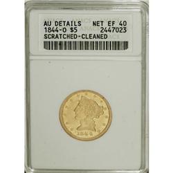 1844-O $5 XF40 ANACS