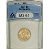 Image 1 : 1901 $5 MS61 ANACS