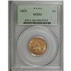 Image 1 : 1907 $5 MS62 PCGS
