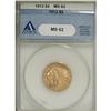 Image 1 : 1912 $5 MS62 ANACS