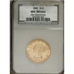 1882 $10 MS60 CSN