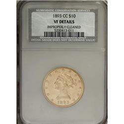1893-CC $10 VF20 CSN