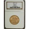 Image 1 : 1895 $10 MS63 NGC