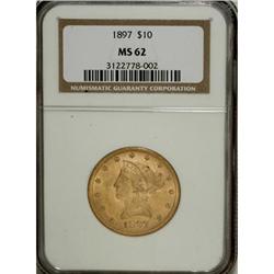 1897 $10 MS62 NGC
