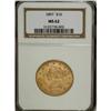 Image 1 : 1897 $10 MS62 NGC