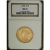 Image 1 : 1898 $10 MS62 NGC