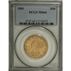1901 $10 MS64 PCGS