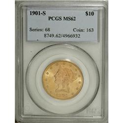 1901-S $10 MS62 PCGS