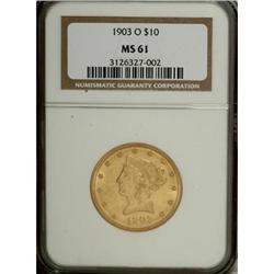 1903-O $10 MS61 NGC