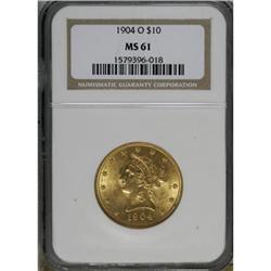 1904-O $10 MS61 NGC