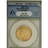 1907 $10 No Periods AU50 ANACS