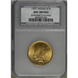 1907 $10 No Periods MS60 CSN