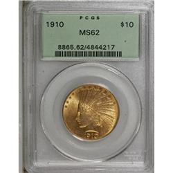 1910 $10 MS62 PCGS