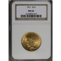 1911 $10 MS62 NGC