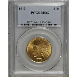1913 $10 MS62 PCGS