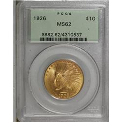 1926 $10 MS62 PCGS