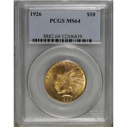 1926 $10 MS64 PCGS