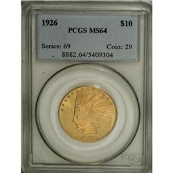 1926 $10 MS64 PCGS