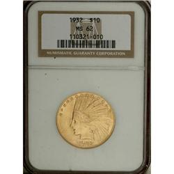1932 $10 MS62 NGC