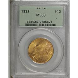 1932 $10 MS63 PCGS