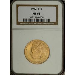 1932 $10 MS63 NGC