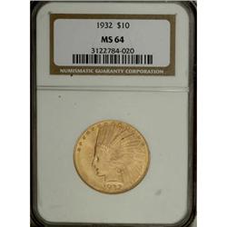 1932 $10 MS64 NGC