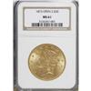 Image 1 : 1873 $20 Open 3 MS61 NGC