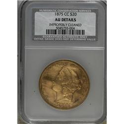 1875-CC $20 AU50 CSN