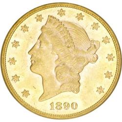 1890 $20 MS61 PCGS