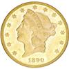 Image 1 : 1890 $20 MS61 PCGS