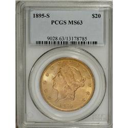 1895-S $20 MS63 PCGS