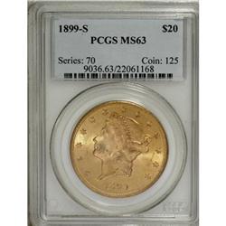 1899-S $20 MS63 PCGS